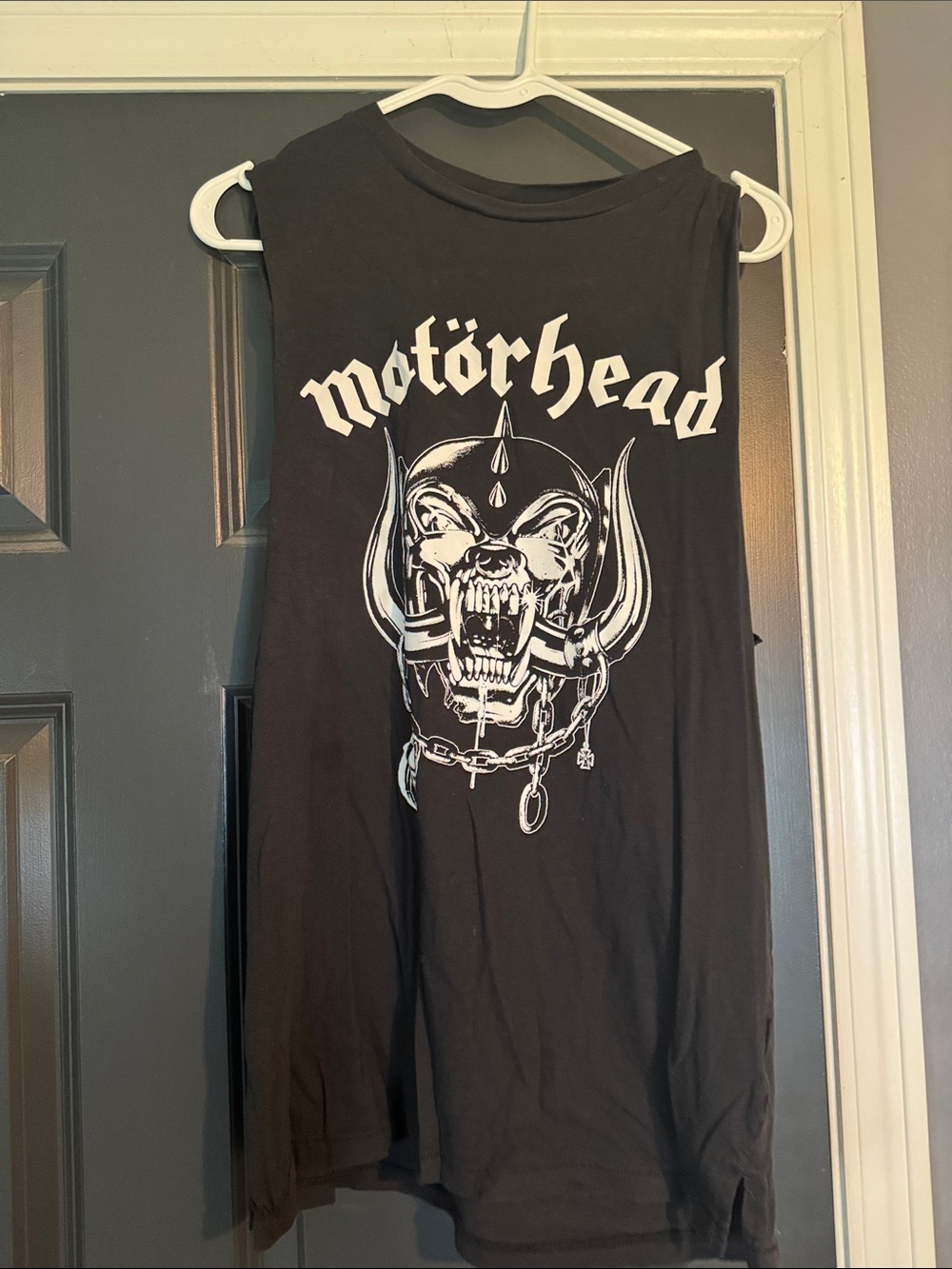 H&M Black Motorhead Graphic Tank Top